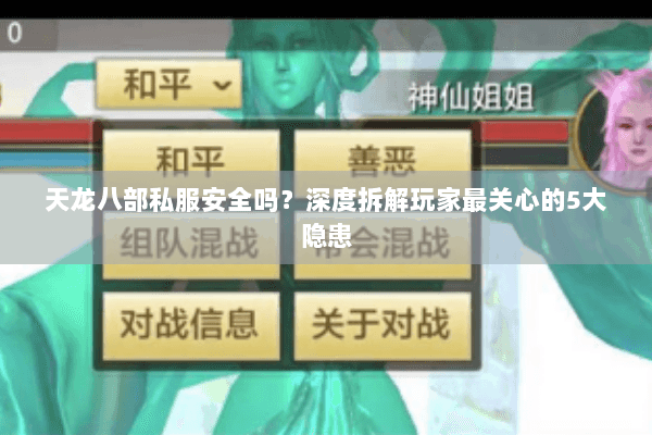 天龙八部私服安全吗?深度拆解玩家最关心的5大隐患 天龙八部私服安全吗?深度拆解玩家最关心的5大隐患