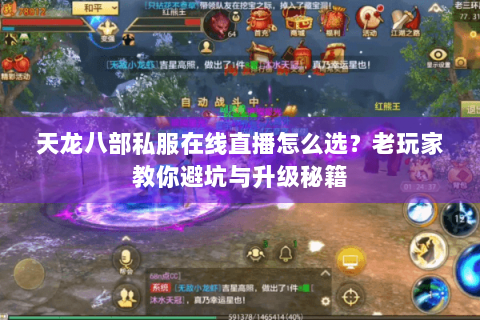 天龙八部私服在线直播怎么选?老玩家教你避坑与升级秘籍 天龙八部私服在线直播怎么选?老玩家教你避坑与升级秘籍