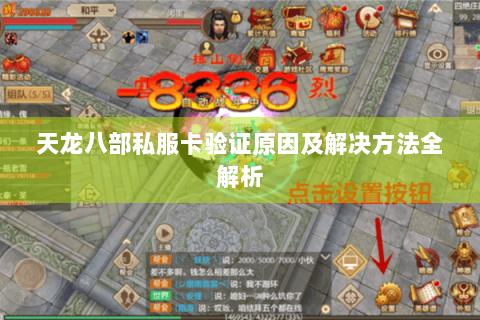 天龙八部私服卡验证原因及解决方法全解析 天龙八部私服卡验证原因及解决方法全解析