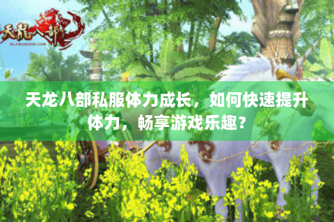 天龙八部私服体力成长,如何快速提升体力,畅享游戏乐趣? 天龙八部私服体力成长,如何快速提升体力,畅享游戏乐趣?