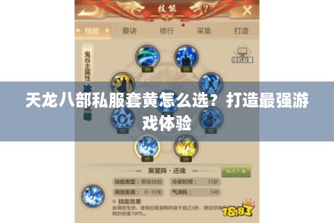 天龙八部私服套黄怎么选?打造最强游戏体验 天龙八部私服套黄怎么选?打造最强游戏体验