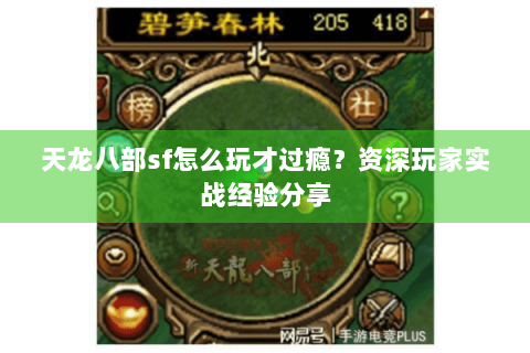 天龙八部sf怎么玩才过瘾？资深玩家实战经验分享